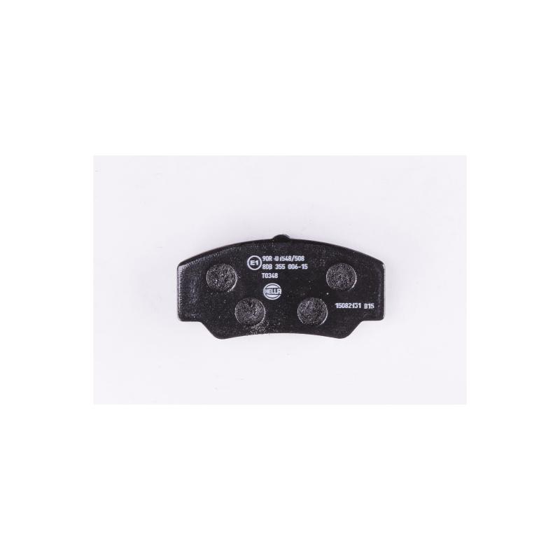Jeu de 4 plaquettes de frein avant HELLA 8DB 355 006-151 - Visuel 1