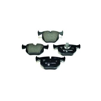 Jeu de 4 plaquettes de frein arrière HELLA OEM 6750160 Jeu de 4 plaquettes de frein arrière HELLA OEM 6750160