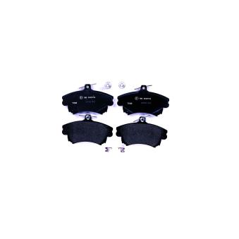 Jeu de 4 plaquettes de frein avant HELLA OEM M850976