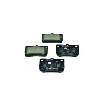 Jeu de 4 plaquettes de frein arrière HELLA OEM 04466WY020