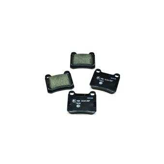 Jeu de 4 plaquettes de frein arrière HELLA OEM A0004209820