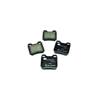 Jeu de 4 plaquettes de frein arrière HELLA 8DB 355 007-381 pour KIA EV4 2.2 DTI 16V - 110cv