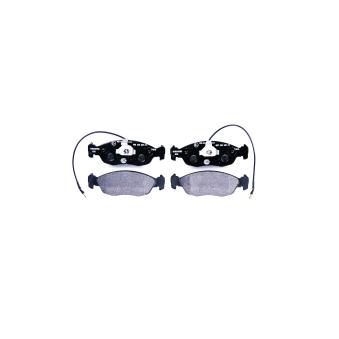 Jeu de 4 plaquettes de frein avant HELLA OEM 425121