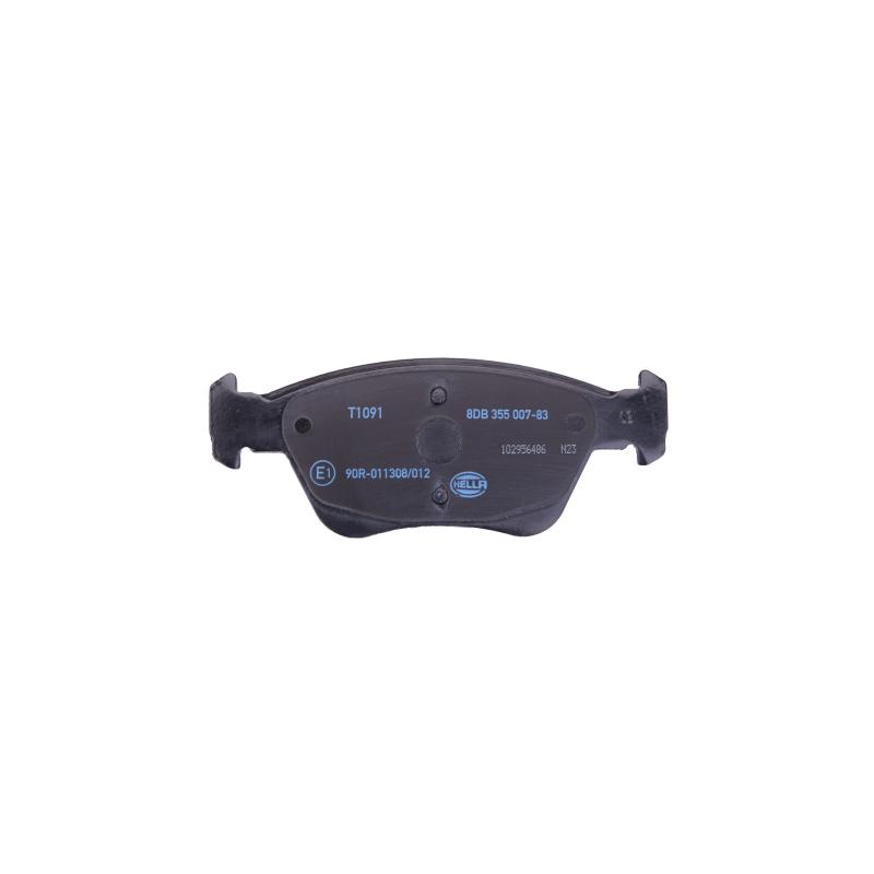 Jeu de 4 plaquettes de frein avant HELLA 8DB 355 007-831 - Visuel 1