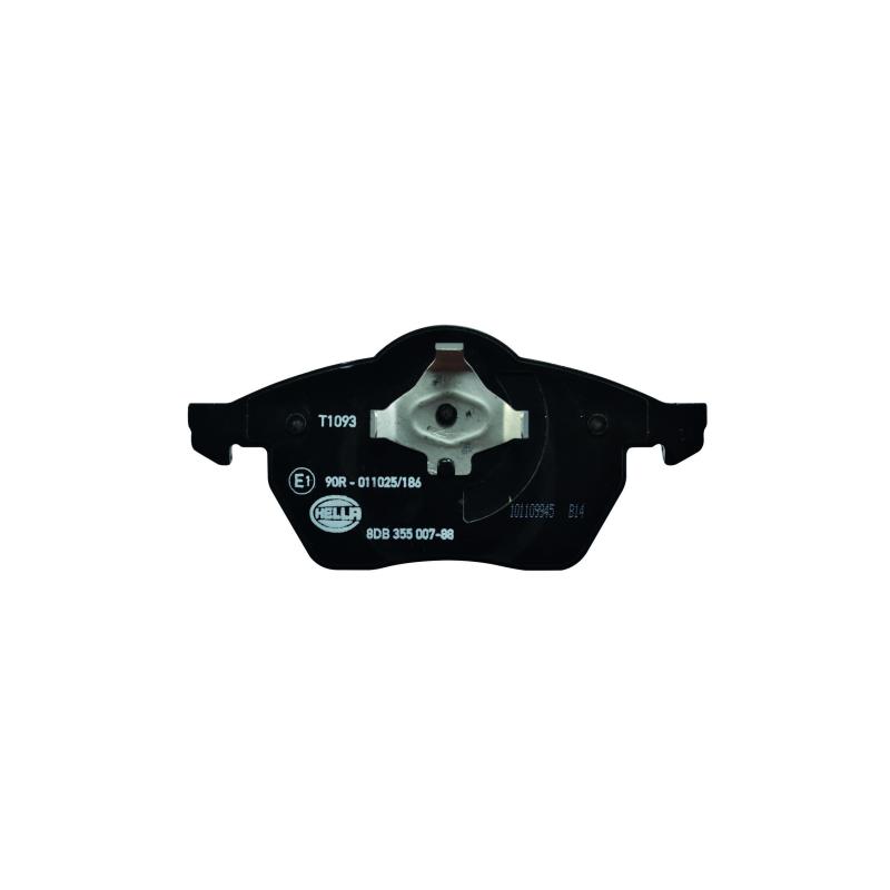 Jeu de 4 plaquettes de frein avant HELLA 8DB 355 007-881 - Visuel 1