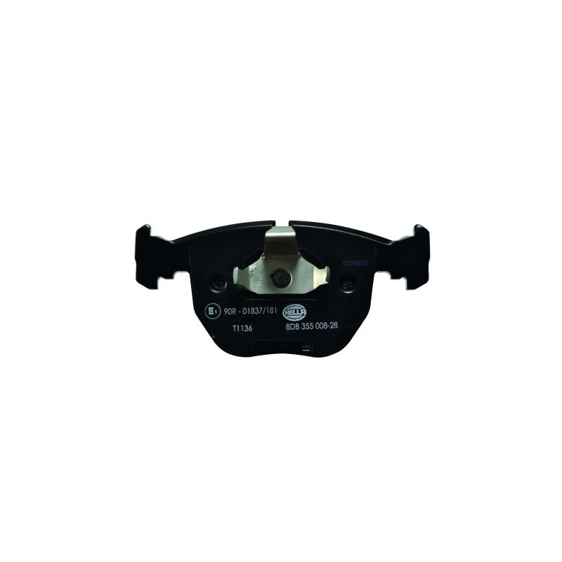 Jeu de 4 plaquettes de frein avant HELLA 8DB 355 008-281 - Visuel 1