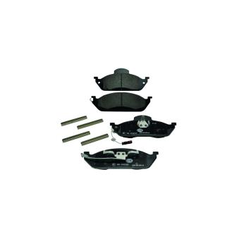 Jeu de 4 plaquettes de frein avant HELLA OEM A1634201220