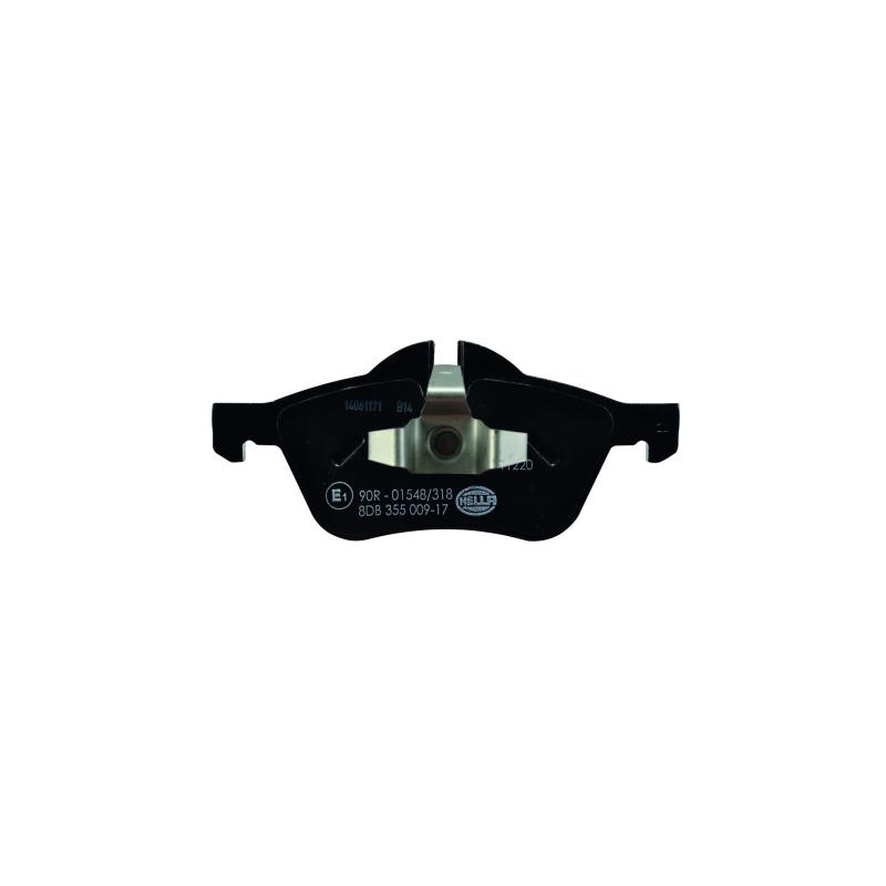 Jeu de 4 plaquettes de frein avant HELLA 8DB 355 009-171 - Visuel 1