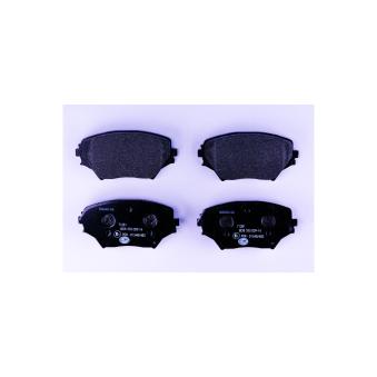 Jeu de 4 plaquettes de frein avant HELLA OEM 0446542070