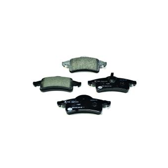 Jeu de 4 plaquettes de frein arrière HELLA 8DB 355 009-891 pour JEEP CHEROKEE 4.0 i - 185cv