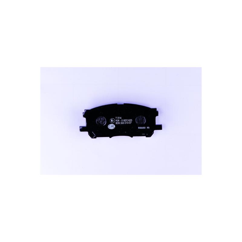 Jeu de 4 plaquettes de frein avant HELLA 8DB 355 010-071 - Visuel 1