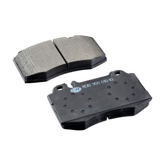 Jeu de 4 plaquettes de frein avant HELLA OEM 101220739