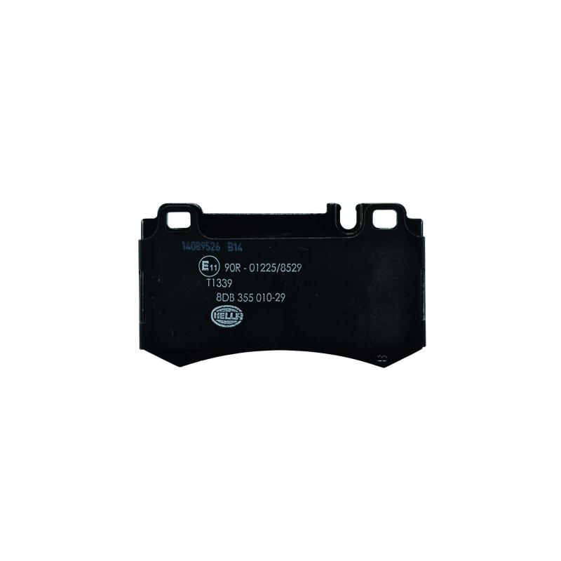 Jeu de 4 plaquettes de frein arrière HELLA 8DB 355 010-291 - Visuel 1