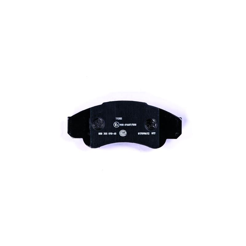 Jeu de 4 plaquettes de frein avant HELLA 8DB 355 010-401 - Visuel 1