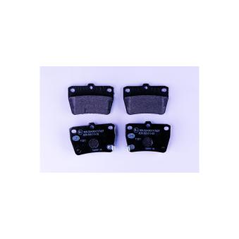 Jeu de 4 plaquettes de frein arrière HELLA OEM T11BJ3501080