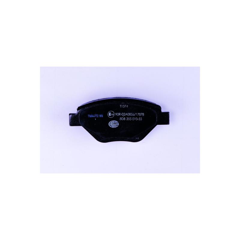 Jeu de 4 plaquettes de frein avant HELLA 8DB 355 010-551 - Visuel 1