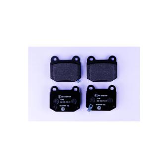 Jeu de 4 plaquettes de frein arrière HELLA OEM 26696FG000