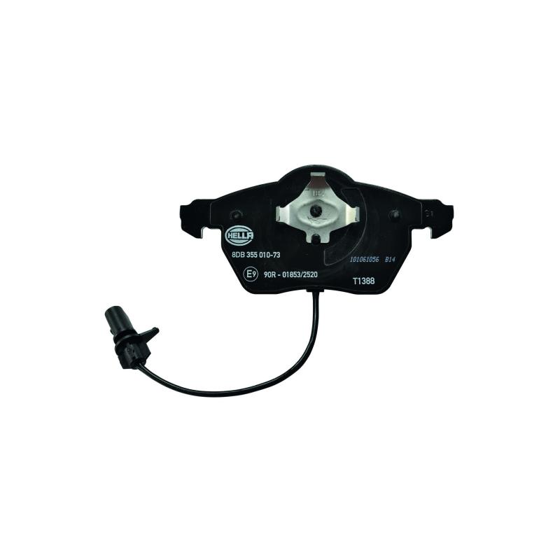 Jeu de 4 plaquettes de frein avant HELLA 8DB 355 010-731 - Visuel 1