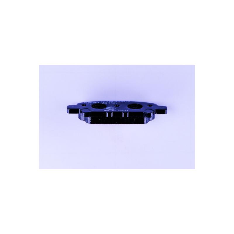 Jeu de 4 plaquettes de frein arrière HELLA 8DB 355 010-811 - Visuel 2