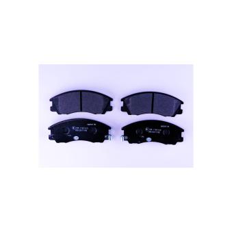 Jeu de 4 plaquettes de frein avant HELLA 8DB 355 010-821 pour HYUNDAI TERRACAN 2.9 CRDi 4WD - 163cv
