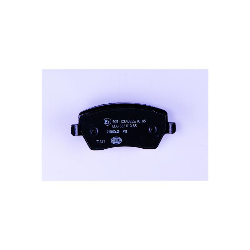 Jeu de 4 plaquettes de frein avant HELLA 8DB 355 010-851 - Visuel 1