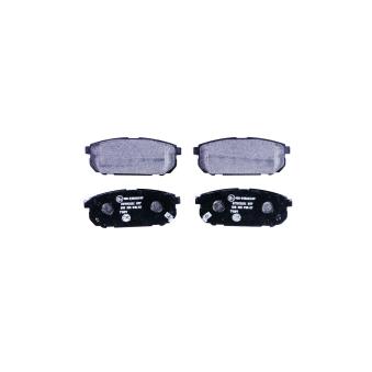 Jeu de 4 plaquettes de frein arrière HELLA OEM 583023EE00