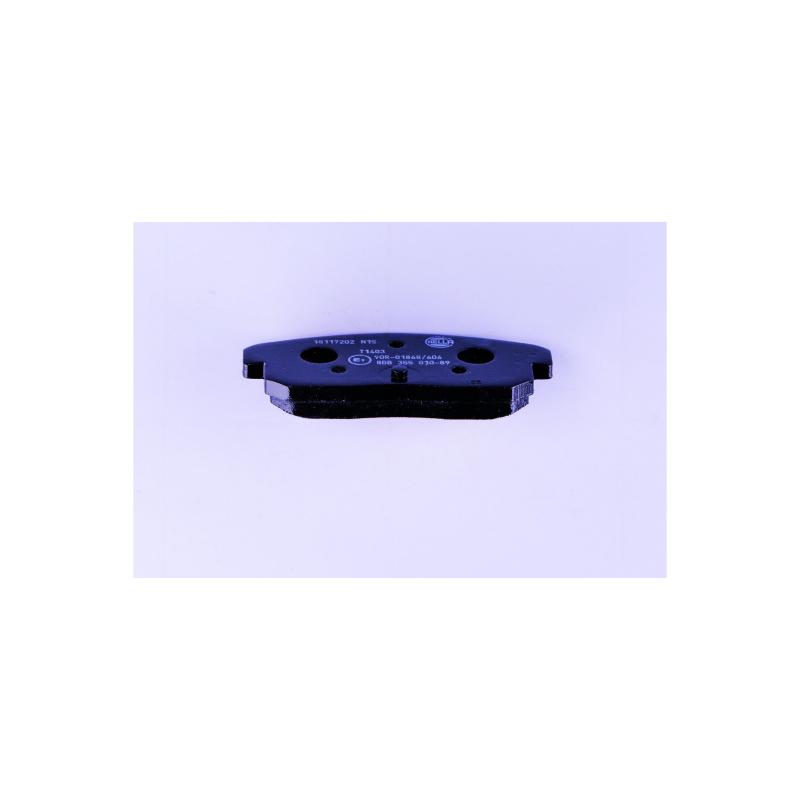 Jeu de 4 plaquettes de frein arrière HELLA 8DB 355 010-891 - Visuel 2