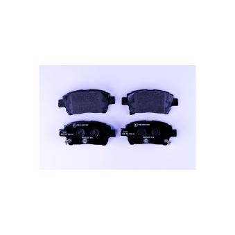 Jeu de 4 plaquettes de frein avant HELLA OEM 044650D030