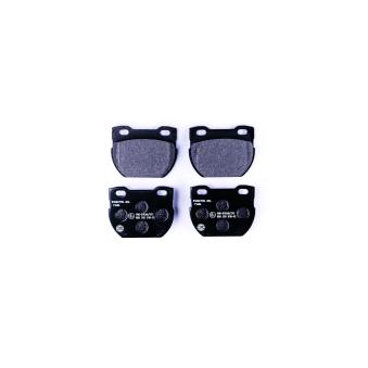 Jeu de 4 plaquettes de frein arrière HELLA OEM SFP000130