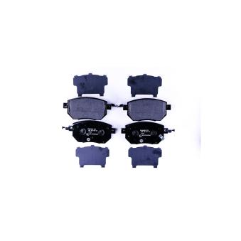 Jeu de 4 plaquettes de frein avant HELLA OEM D1060EJ20A Jeu de 4 plaquettes de frein avant HELLA OEM D1060EJ20A