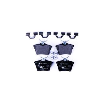 Jeu de 4 plaquettes de frein arrière HELLA OEM 425279