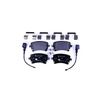 Jeu de 4 plaquettes de frein arrière HELLA OEM 7E0698451B