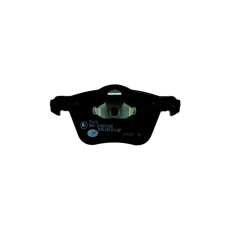 Jeu de 4 plaquettes de frein avant HELLA 8DB 355 011-571 - Visuel 1