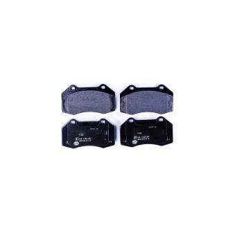 Jeu de 4 plaquettes de frein avant HELLA 8DB 355 012-151 pour LANCIA YPSILON 1.8 - 252cv