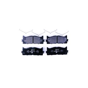 Jeu de 4 plaquettes de frein avant HELLA 8DB 355 012-401 pour TOYOTA CAMRY 2.4 - 158cv