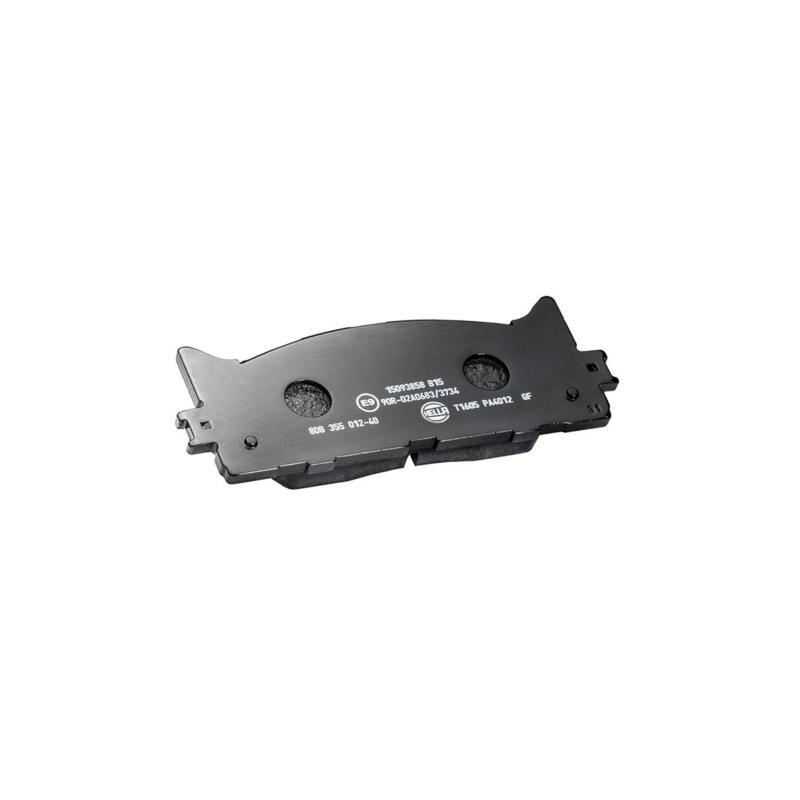 Jeu de 4 plaquettes de frein avant HELLA 8DB 355 012-401 - Visuel 1