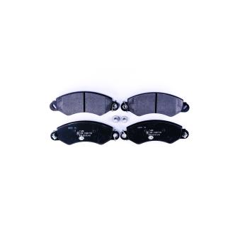 Jeu de 4 plaquettes de frein avant HELLA 8DB 355 012-431 pour SAAB 95 2.0 Turbo SE - 192cv