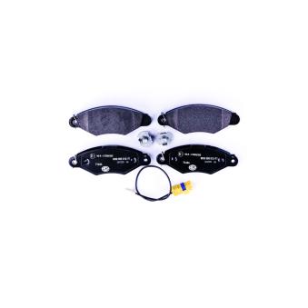 Jeu de 4 plaquettes de frein avant HELLA OEM 7701209117