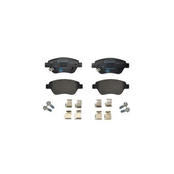 Jeu de 4 plaquettes de frein avant HELLA OEM 93191698