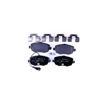 Jeu de 4 plaquettes de frein avant HELLA OEM 77364332