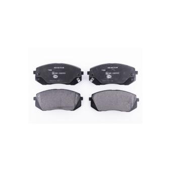 Jeu de 4 plaquettes de frein avant HELLA OEM S581010ZA00