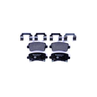 Jeu de 4 plaquettes de frein arrière HELLA OEM 1605103