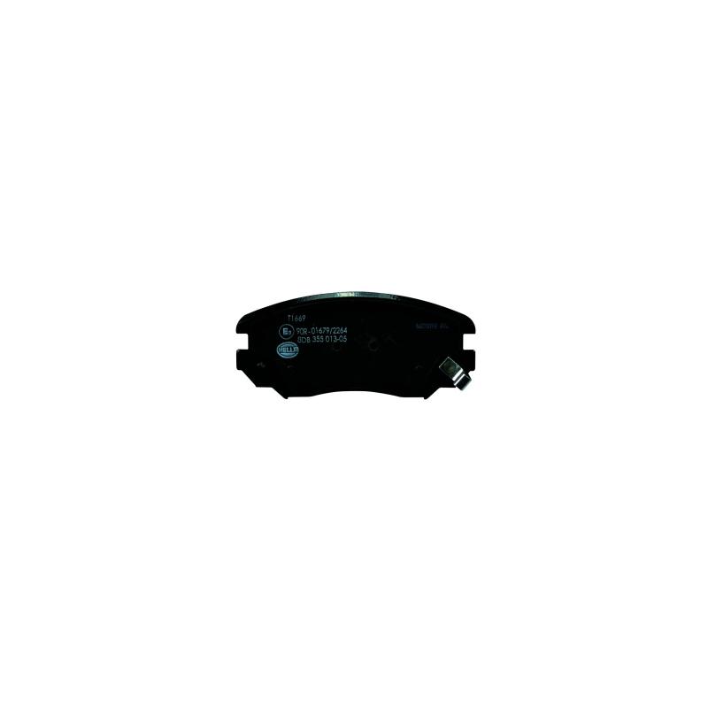 Jeu de 4 plaquettes de frein avant HELLA 8DB 355 013-051 - Visuel 1