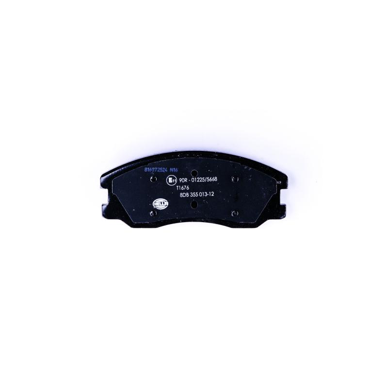 Jeu de 4 plaquettes de frein avant HELLA 8DB 355 013-121 - Visuel 1