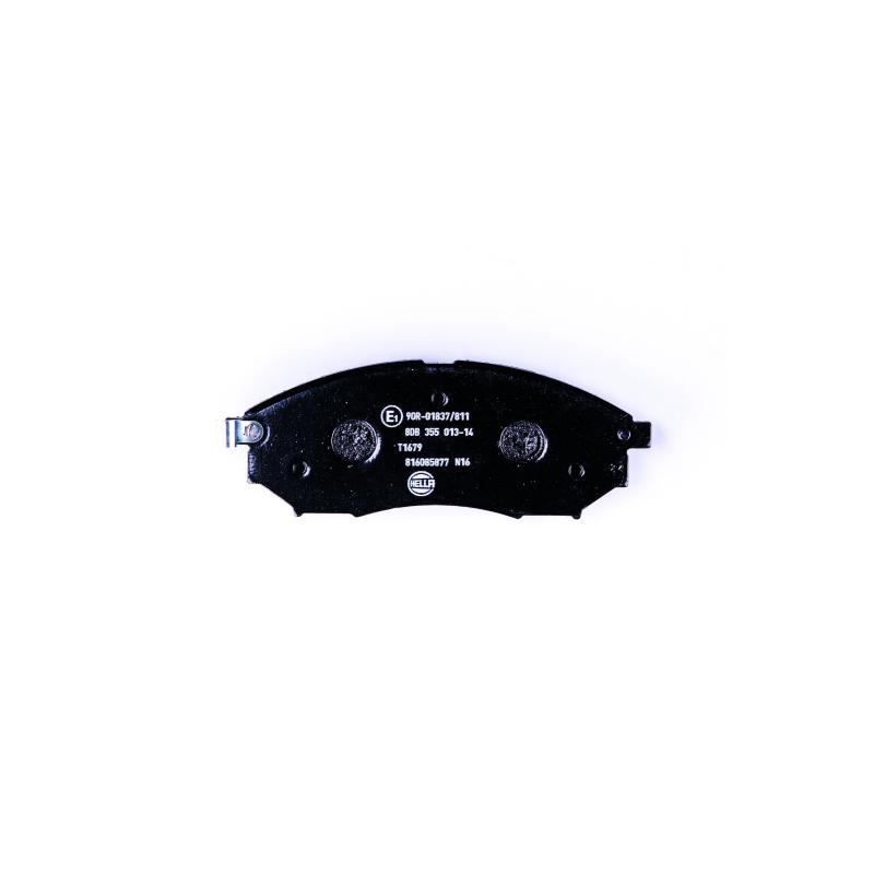 Jeu de 4 plaquettes de frein avant HELLA 8DB 355 013-141 - Visuel 1