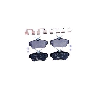 Jeu de 4 plaquettes de frein arrière HELLA OEM 1611839580