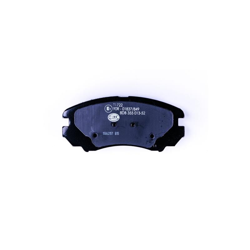 Jeu de 4 plaquettes de frein avant HELLA 8DB 355 013-521 - Visuel 1