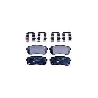 Jeu de 4 plaquettes de frein arrière HELLA 8DB 355 013-551 pour ALFA ROMEO SPIDER 2.5 CRDi - 110cv