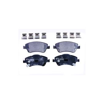 Jeu de 4 plaquettes de frein avant HELLA OEM 0446502370