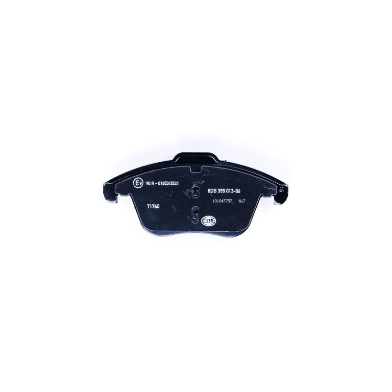 Jeu de 4 plaquettes de frein avant HELLA 8DB 355 013-861 - Visuel 1